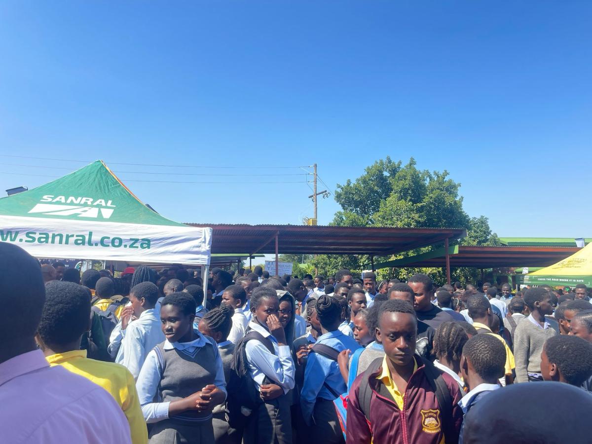 Learners exploring opportunities at a Think & Feel Right career exhibition